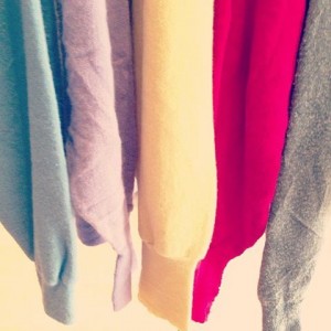 Bananas デニム USED 新潟市 shop ECLIPSE 古着 カラーカーディガン  ¥3