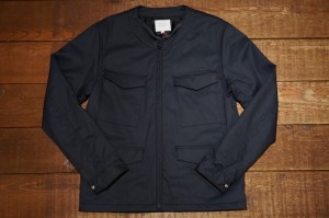 VICTIM 下鳥直之　NO COLLAR M-65 JACKET ネイビー