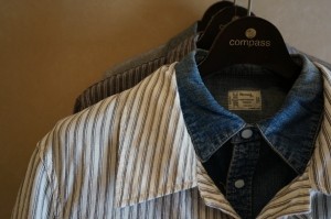 新潟 compass Varde77 ヴィンテージ デニムシャツ DENIM