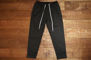 VICTIM 下鳥直之　ANKLE EASY PANTS ブラック