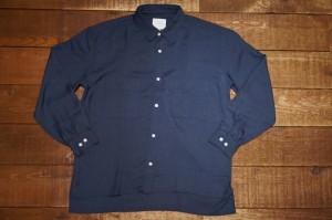 VICTIM 下鳥直之　WIDE SHIRTS ネイビー