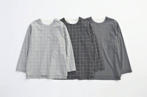 VICTIM 下鳥直之 CHECK SHIRTS TEE