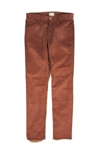 新潟 compass Varde77 2014 a:w  SLIM STRETCH CORDUROY PANTS wine