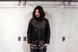 新潟 compass Varde77 2014 a:w スタイル Varde77　:　DAMAGE LEATHER SHAWL COLLAR JACKET
