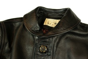 新潟 compass Varde77 2014 a:w  Varde77　:　DAMAGE LEATHER SHAWL COLLAR JACKET