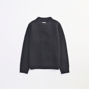 VICTIM 下鳥直之　WAFFLE KNIT NAV