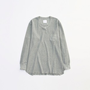 LONG THERMAL CUT SEWN VICTIM 下鳥直之  GRY