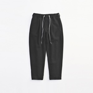 WOOL ANKLE PANTS VICTIM 下鳥直之 BLK