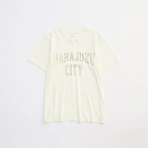 HARAJUKU TEE  VICTIM 下鳥直之 WHT