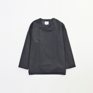 STRIPE SHIRTS TEE VICTIM 下鳥直之 NAV