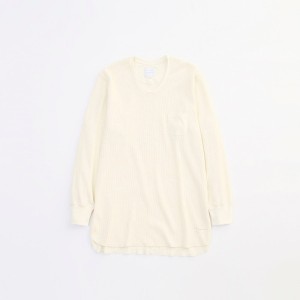 LONG THERMAL CUT SEWN VICTIM 下鳥直之  WHT