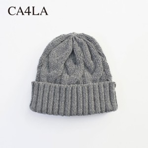 VICTIM　VICTIM×CA4LA CABLE KNIT CAP 新潟 compass GRY