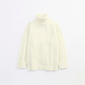 VICTIM　HEAVY TURTLE NECK KNIT  新潟 compass wht