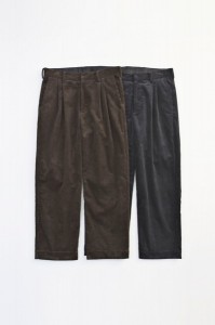 VICTIM　CORDUROY WIDE TROUSERS 2014 A:W COLLECTION第三弾