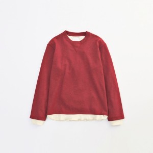 VICTIM　LAYERED KNIT 新潟 compass red