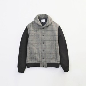 VICTIM　SHAWL COLLAR STADIUM JACKET 新潟 compass gry