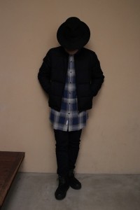 VICTIM　NO COLLAR DOWN JACKET  新潟 compass スタイル
