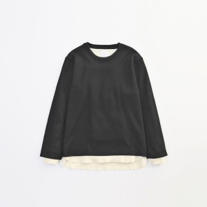 VICTIM　LAYERED KNIT 新潟 compass blk