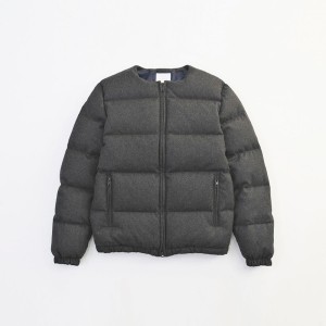 VICTIM　NO COLLAR DOWN JACKET  新潟 compass gry