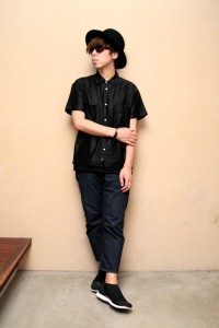 WHIZ WHIZLIMITED SHOP COMPASS VICTIM VICTIM通販 VICTIM取り扱い WHIZ通販 新潟 BLK ブラック シャツ