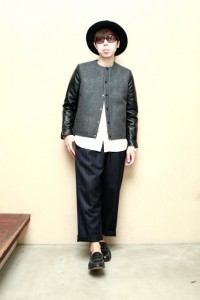 VICTIM VICTIM新潟 VICTIMCME VICITIM通販 NO COLLAR STADIUM JACKET NO COLLAR SHIRTS STRIPE PANTS 新潟 古町 南浜通り スタイリング CMEinc 浜浦雅也 compass