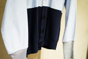 新潟　WHIZ　　COMB SHIRTS　ストライプ compass  下