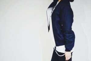 compass VICTIM MA1 スタイリング スナップ model KATY 新潟 古町 VICTIM通販 VICTIM新潟 東京 ホワイトギャラリー セレクトショップ コンパス NAVY ネイビー
